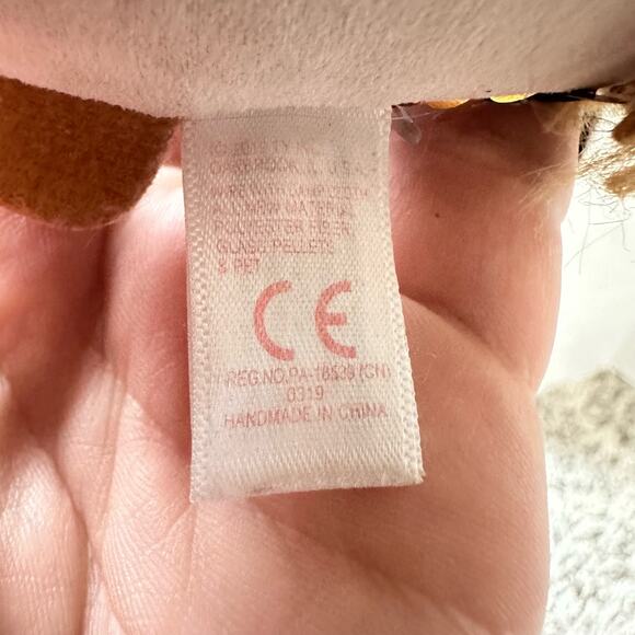 Ty Regal Flippables Sequin Teeny Beanie Boo Gold Lion - Picture 10 of 11